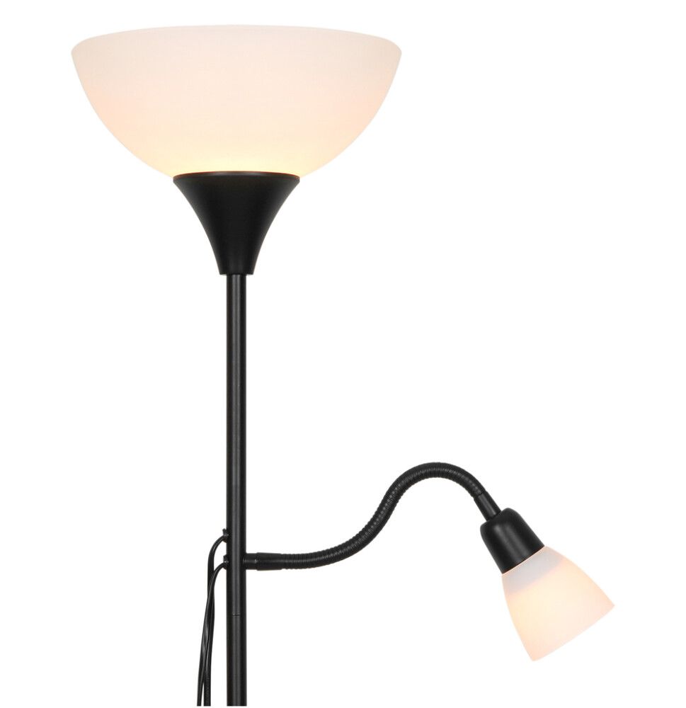 Põrandavalgusti Nordlux Lauria must 178 cm