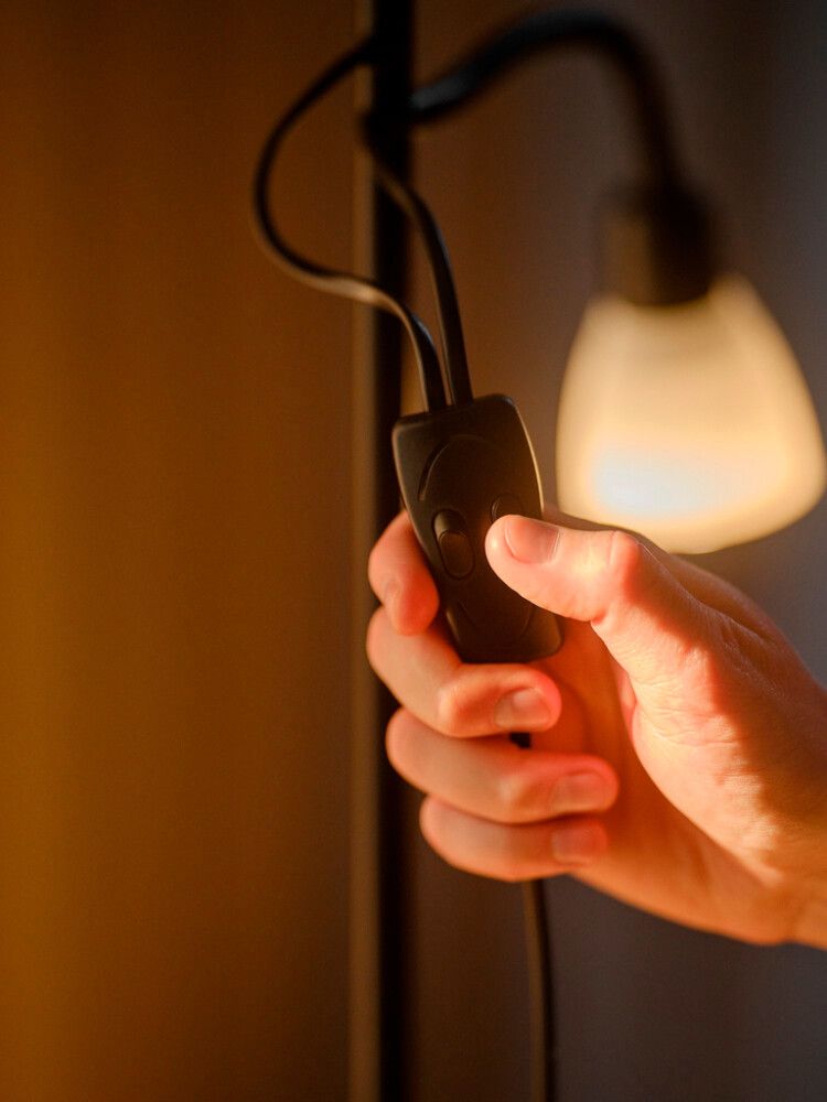 Põrandavalgusti Nordlux Lauria must 178 cm