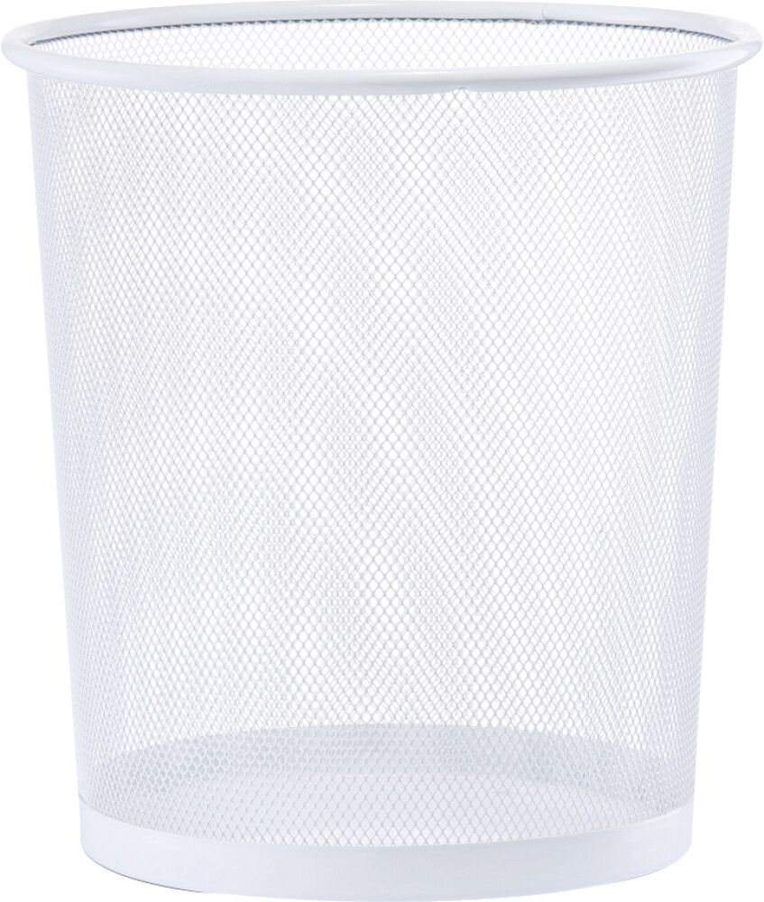 Prügikorv Zeller Mesh Ø 26 x 28 cm, valge