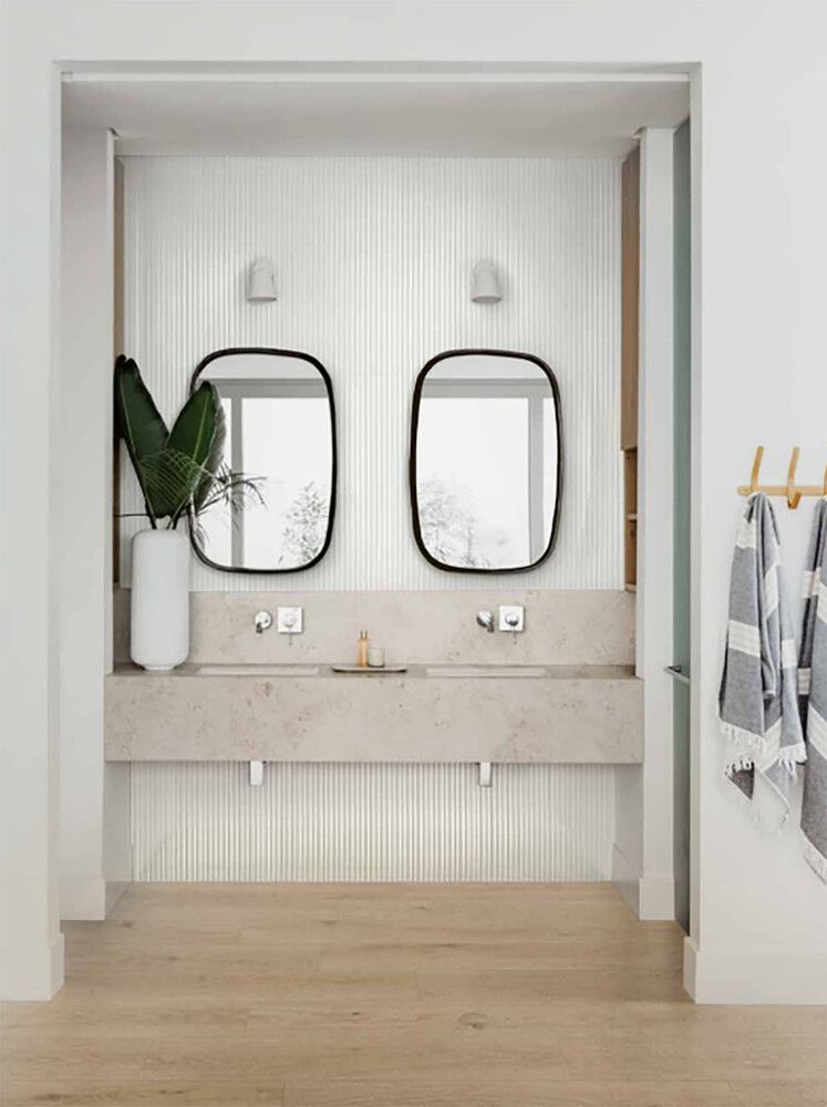 Seinaplaat Marazzi Bliss 3D Fingers Ice 30 x 90 cm