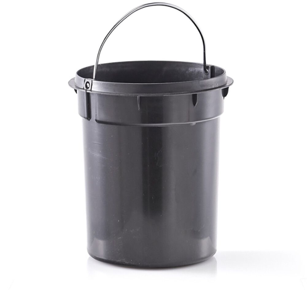 Prügikast pedaaliga Zeller 3 l must/bambus