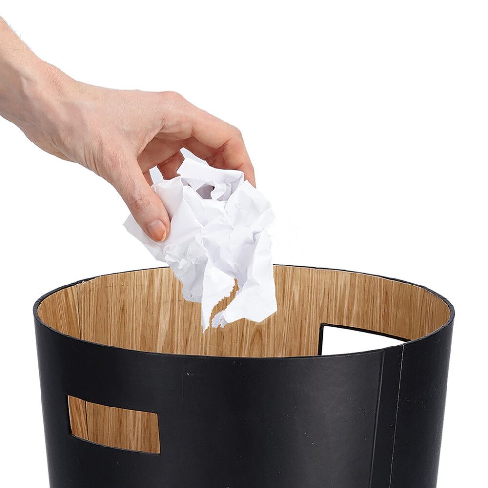 Paberikorv 25 x 25 x 30 cm, must