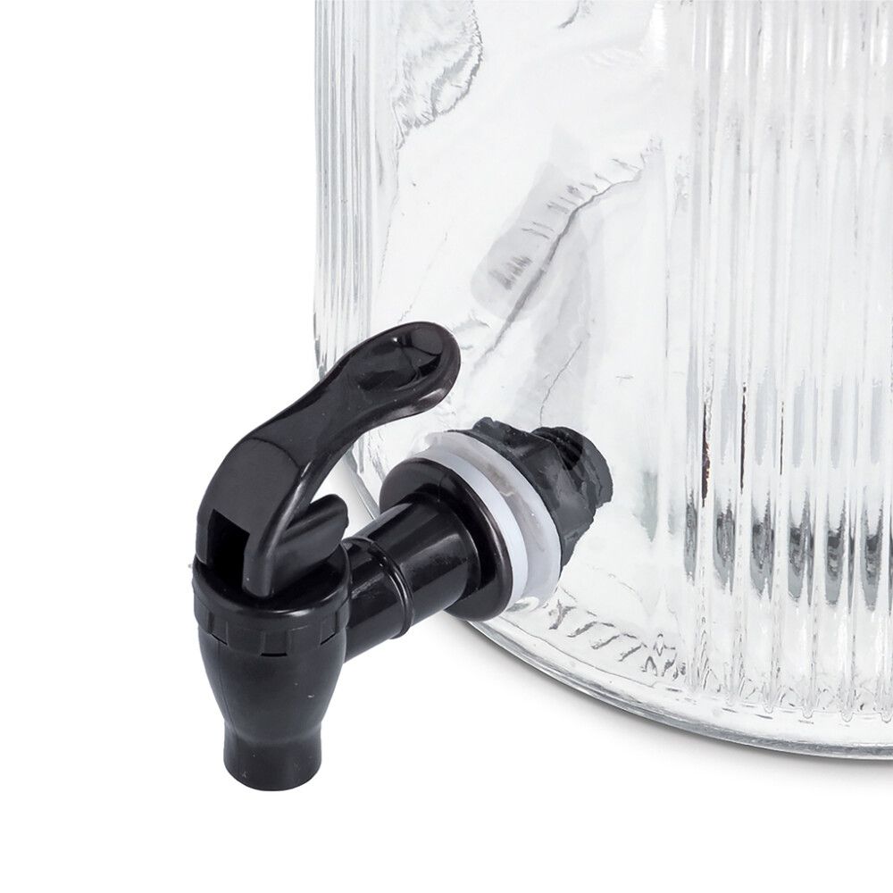 Klaaspurk kraaniga 3,9 l