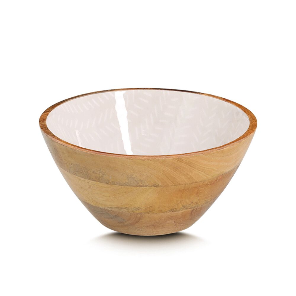 Kauss mango puidust, beež