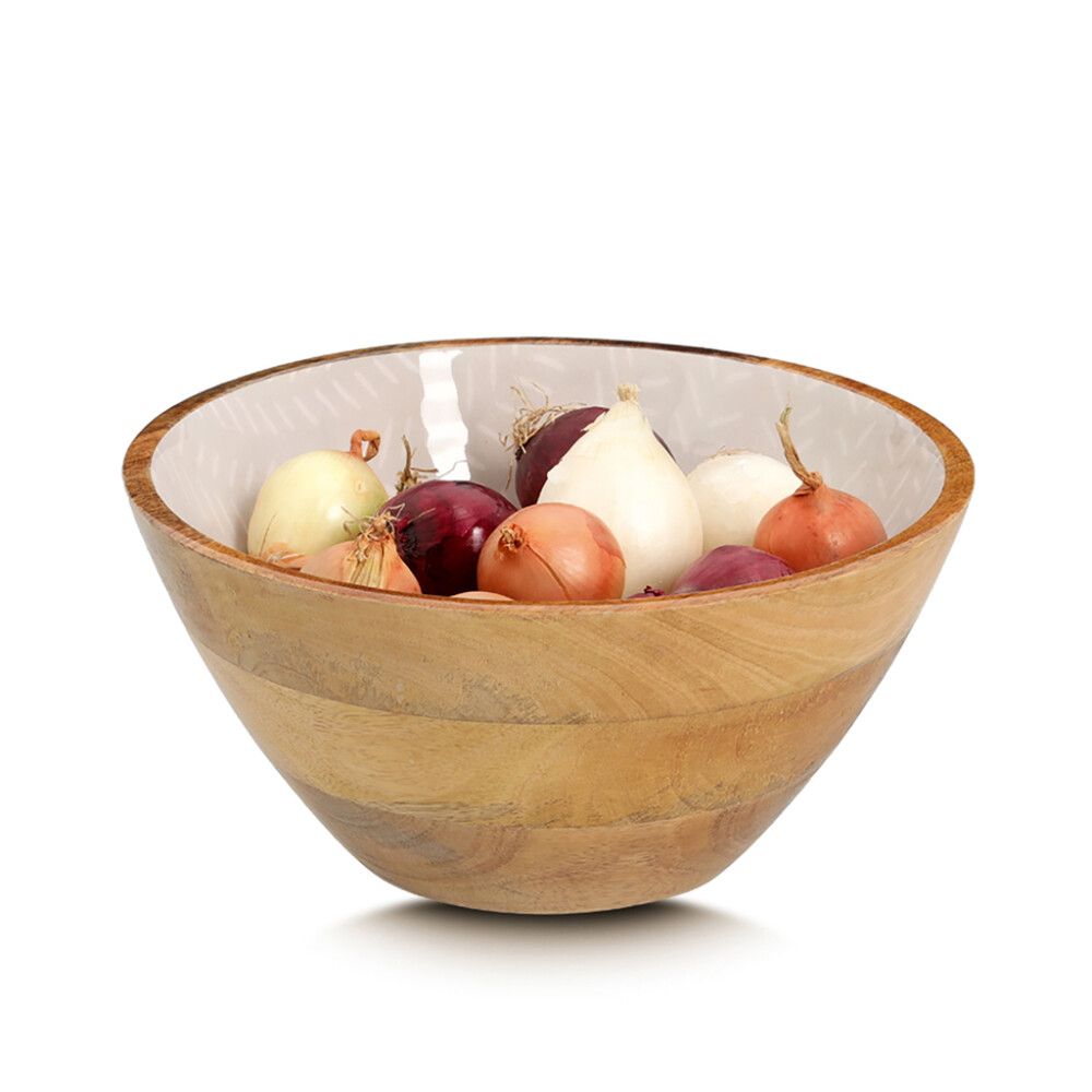 Kauss mango puidust, beež