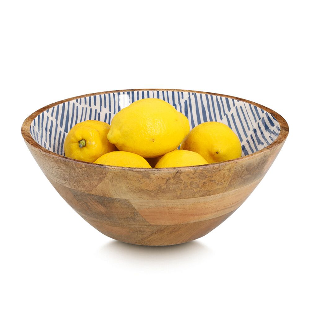 Kauss mango puidust, sinine