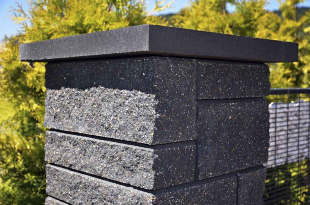 Graniitpost Eurostone antratsiit 10 x 12 x 100 cm