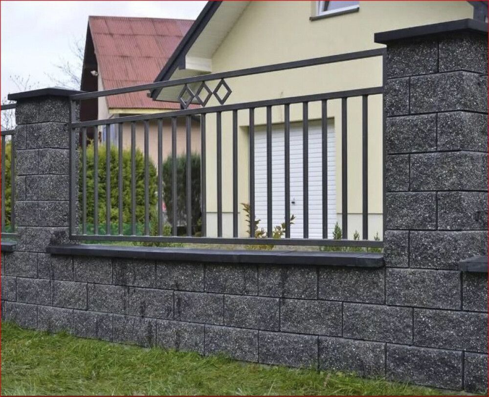 Graniitpalissaad Eurostone antratsiit 10 x 12 x 25 cm