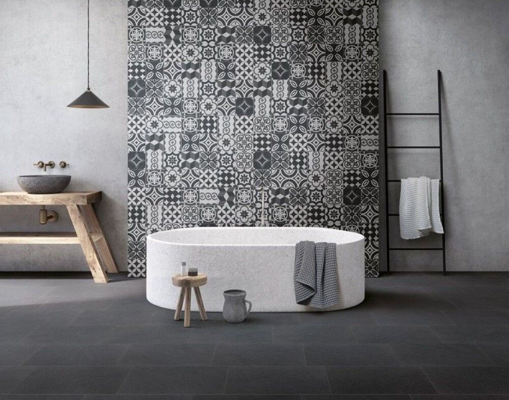 Seina-/põrandaplaat Frassinoro Quartzite must 30 x 60,4 cm