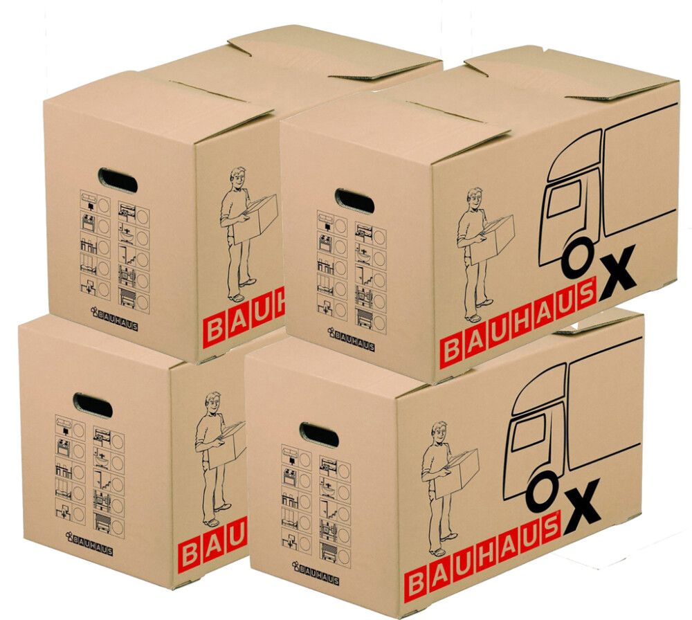 Pappkast BAUHAUS X 62,5 x 34,5 x 38 cm