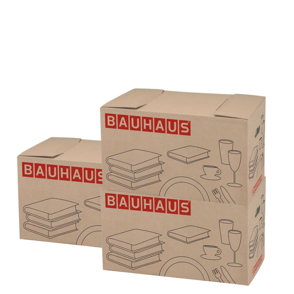 Pappkast raamatutele BAUHAUS 58 x 33 x 33,5 cm