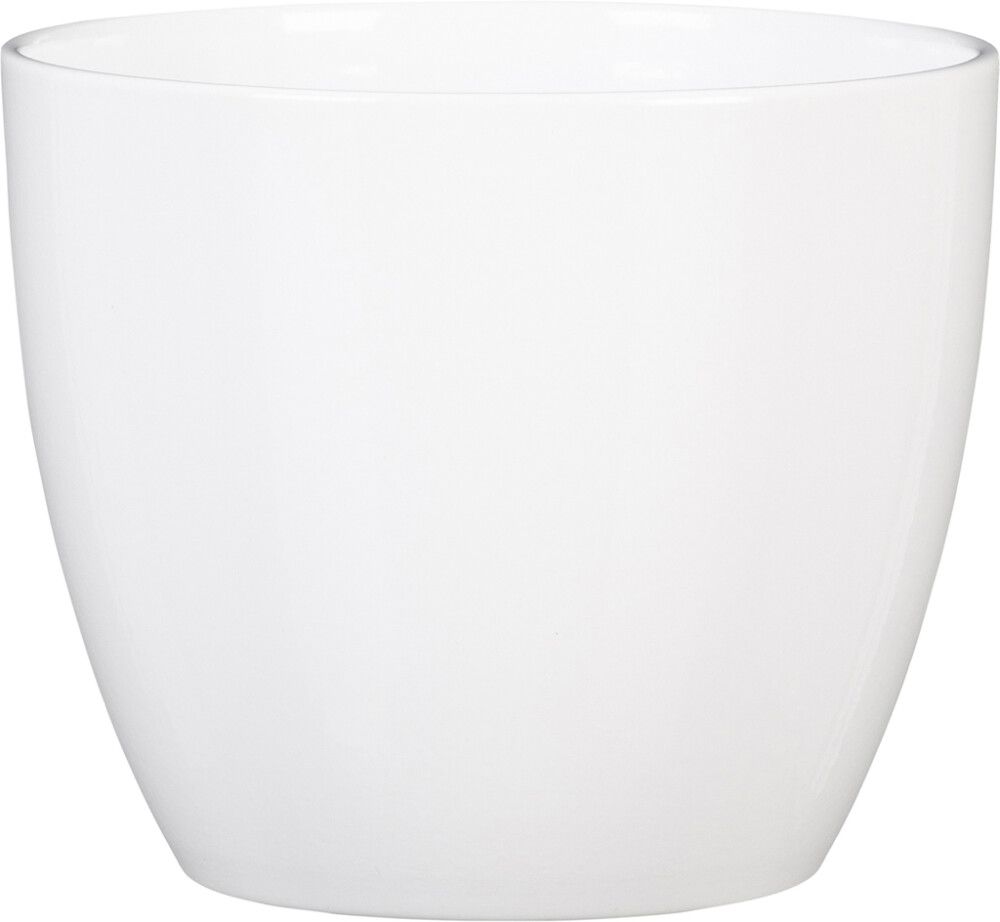 Ümbrispott Soendgen Basel 37 cm, valge