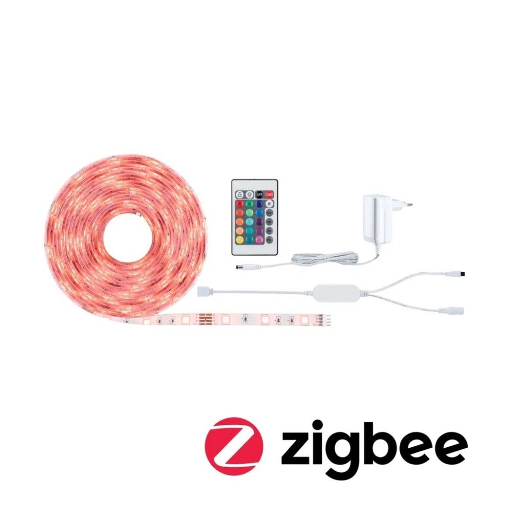 LED-valgusriba Paulmann SimpLED komplekt Smart Home Zigbee RGBW 5 m valge
