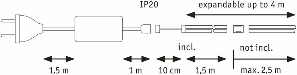 LED-riba Paulmann 1000 Full-Line COB