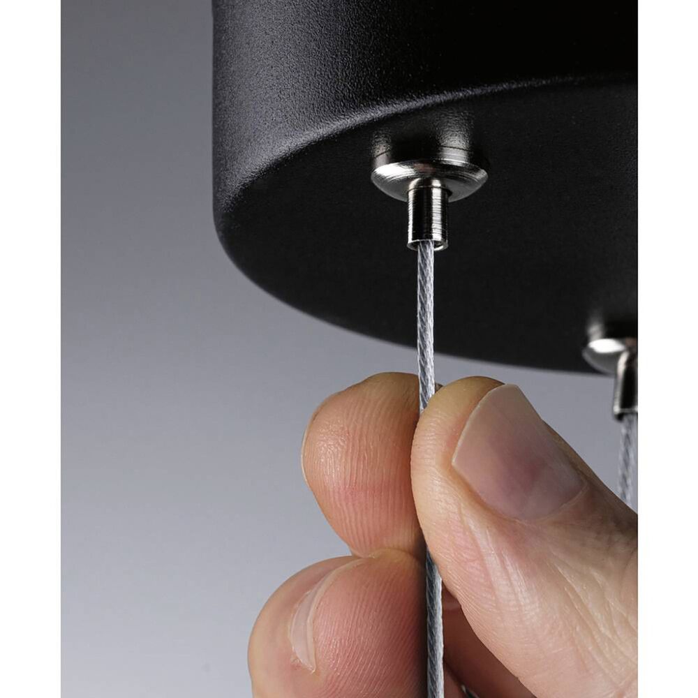 Riputuskomplekt  Paulmann  Volea valge 70-150 cm Must