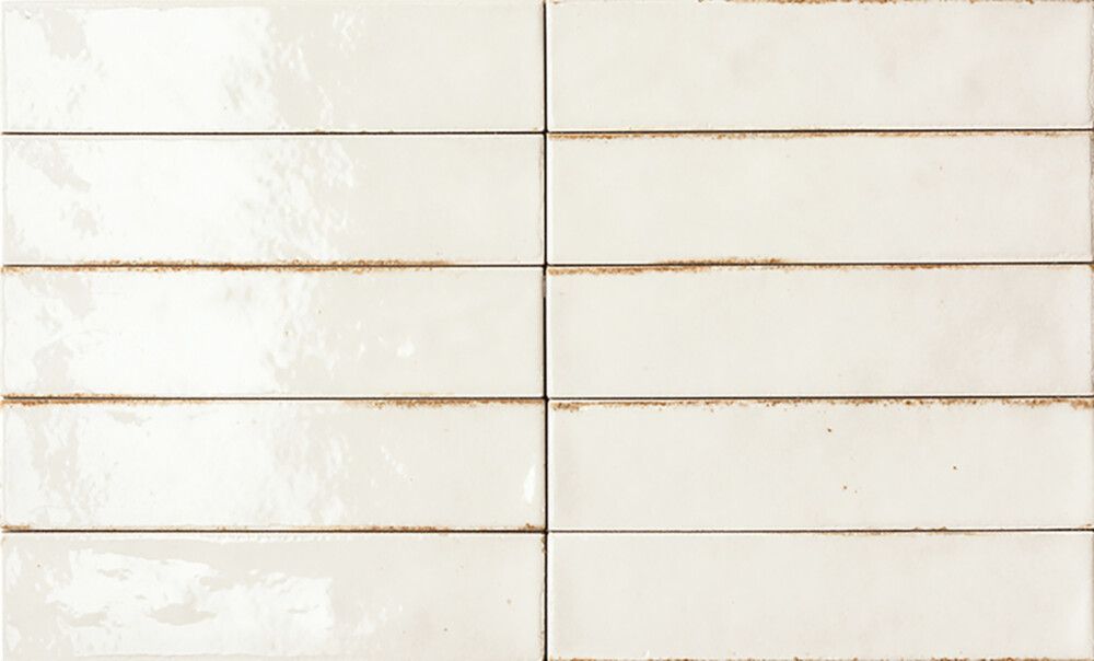 Seinaplaat Bayker Raku Bianco Latte 6 x 25 cm