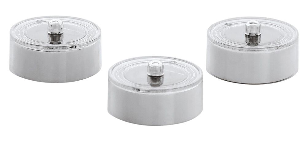 Päikesepatareiga LED-teeküünlad Ø 5,2 cm 3 tk/pakk