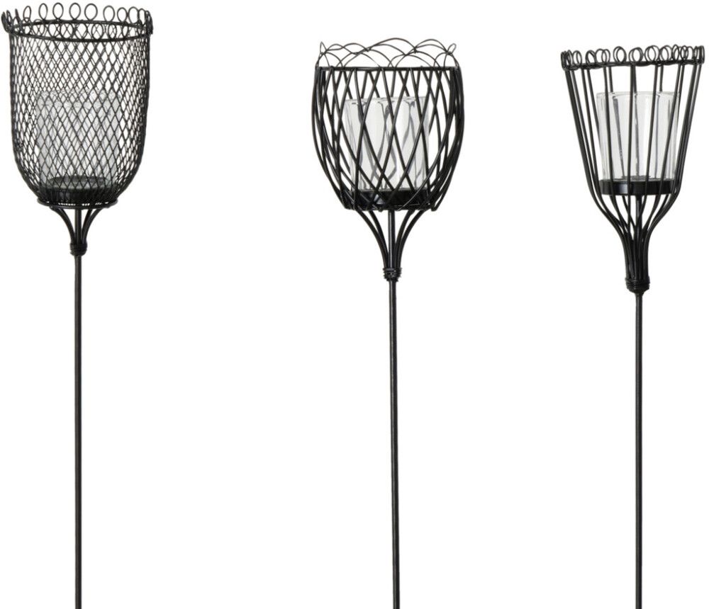 Küünlajalg valik 88 cm, must