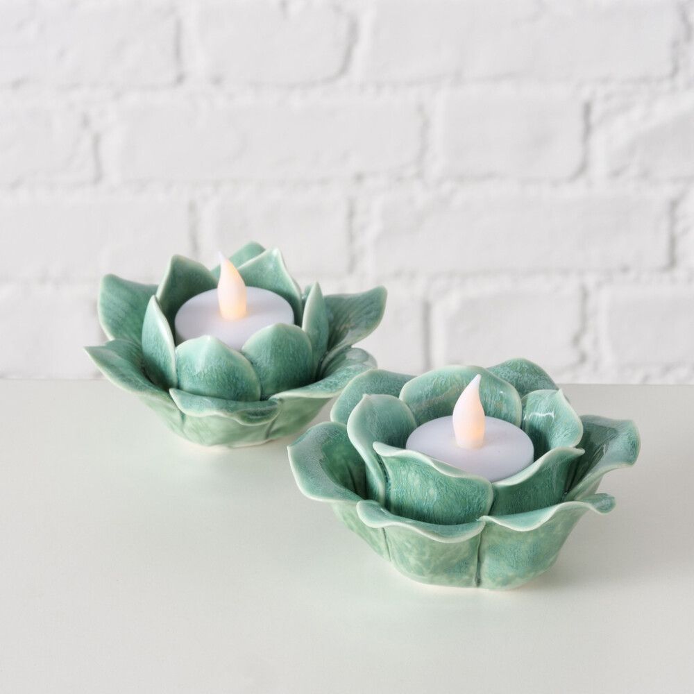Teeküünlaalus Lill valik 11 cm, tumeroheline