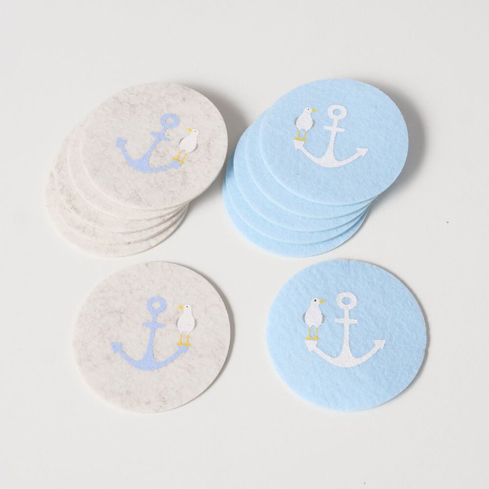 Sisustusese Boltze Hallig valik Ø 10 cm 2 x 6 tk/pakk