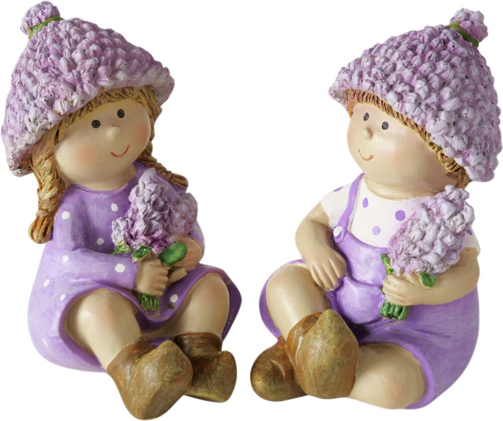 Aiakaunistus lavendlilaps 9 cm valik