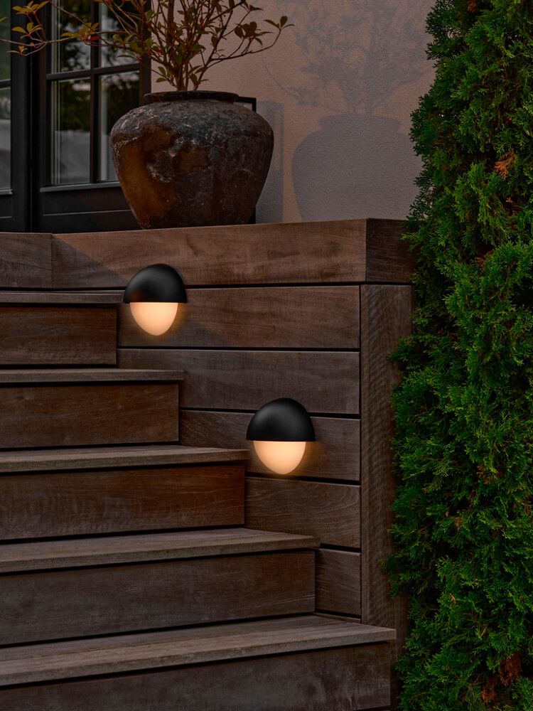 Välisseinavalgusti Nordlux Scorpius Round must