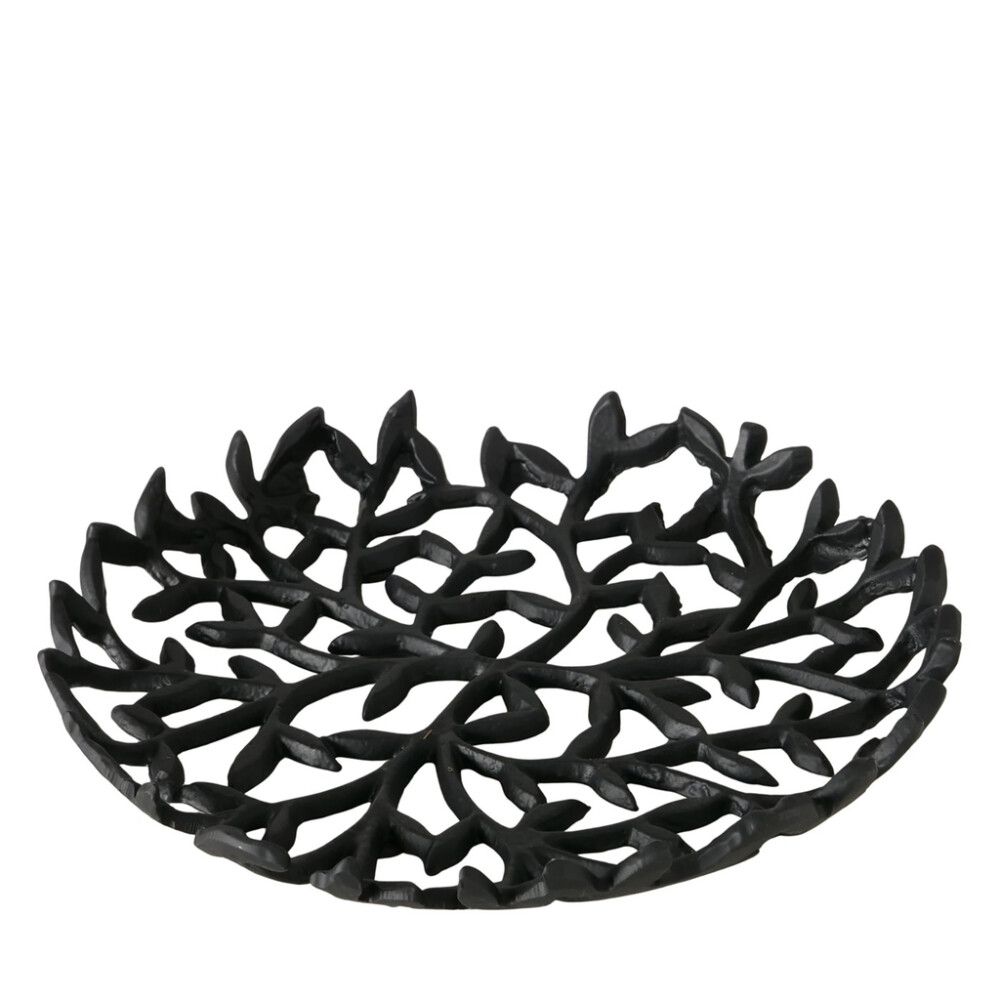 Kauss Boltze Philis Ø 25,5 cm, must