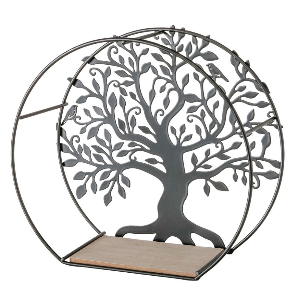 Riiul Boltze Terro 23 x 10 cm, must