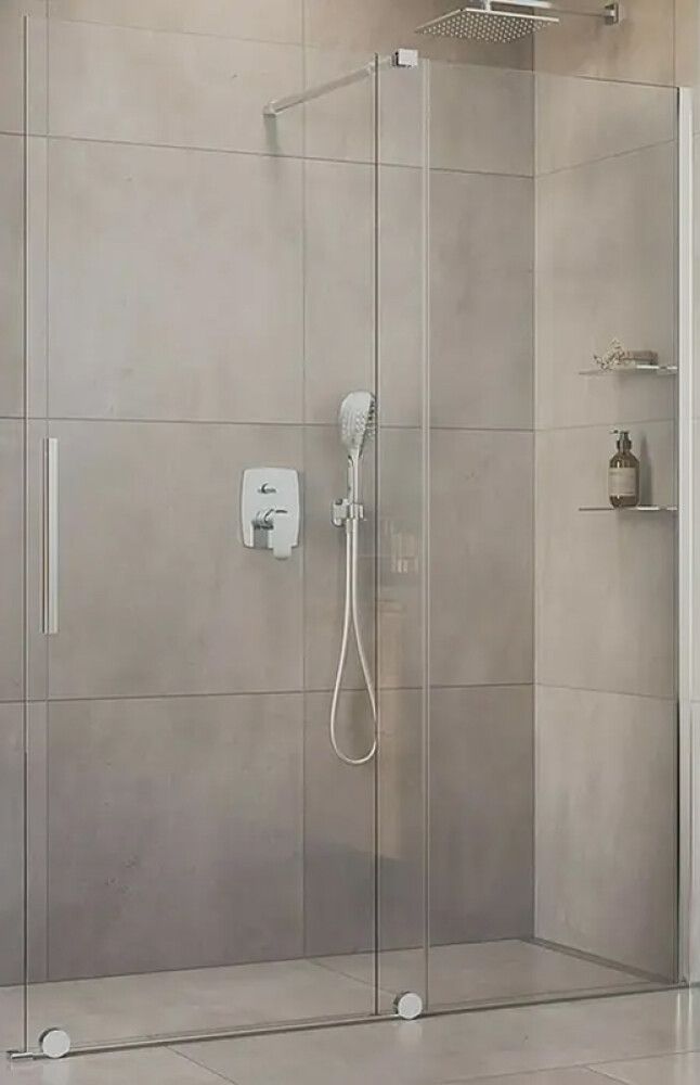 Dušisein Camargue Milano 120 x 200 cm hõbedane raam