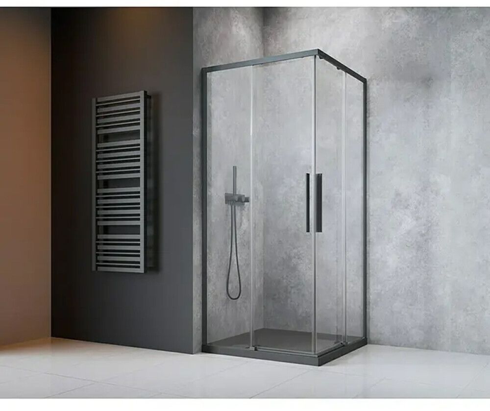 Dušinurk Camargue Tampere 195 cm läbipaistev