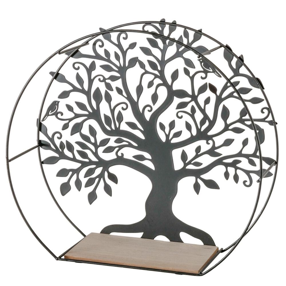 Riiul Boltze Terro 33 x 12 cm, must