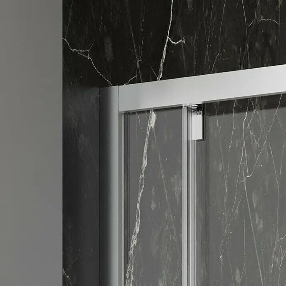 Dušinurk Camargue Verona 90 x 90 x 195 cm hõbe