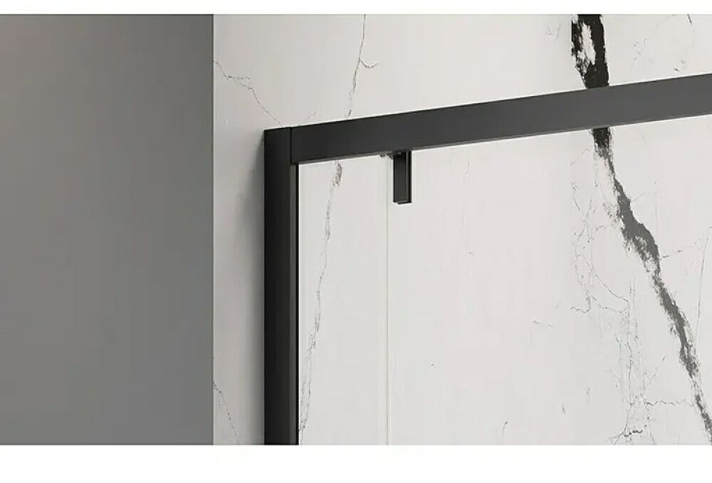 Dušinurk Camargue Verona 90 x 90 x 195 cm must