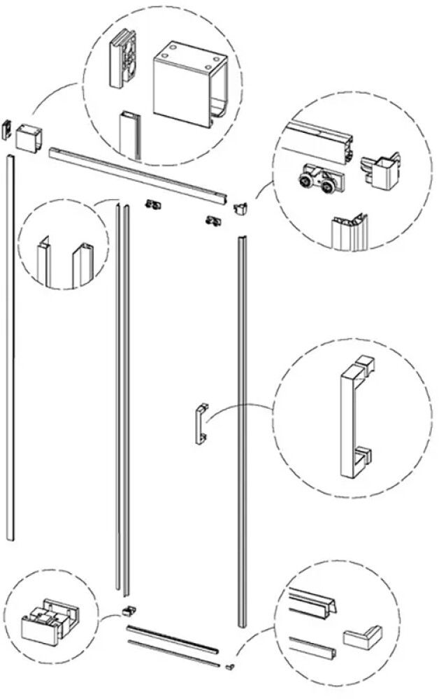 Kinnituskomplekt Camargue  Roma Mix & Match harjatud kuld