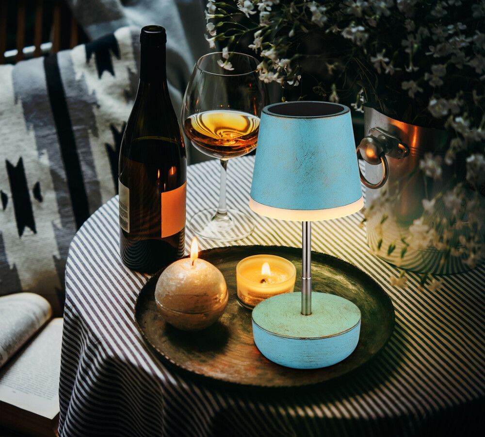 Solar lauavalgusti Globo Sinine