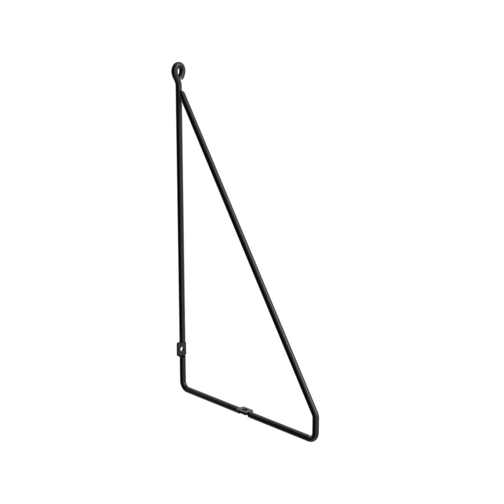 Riiulikandur REI 19 x 34 x 0,5 cm must