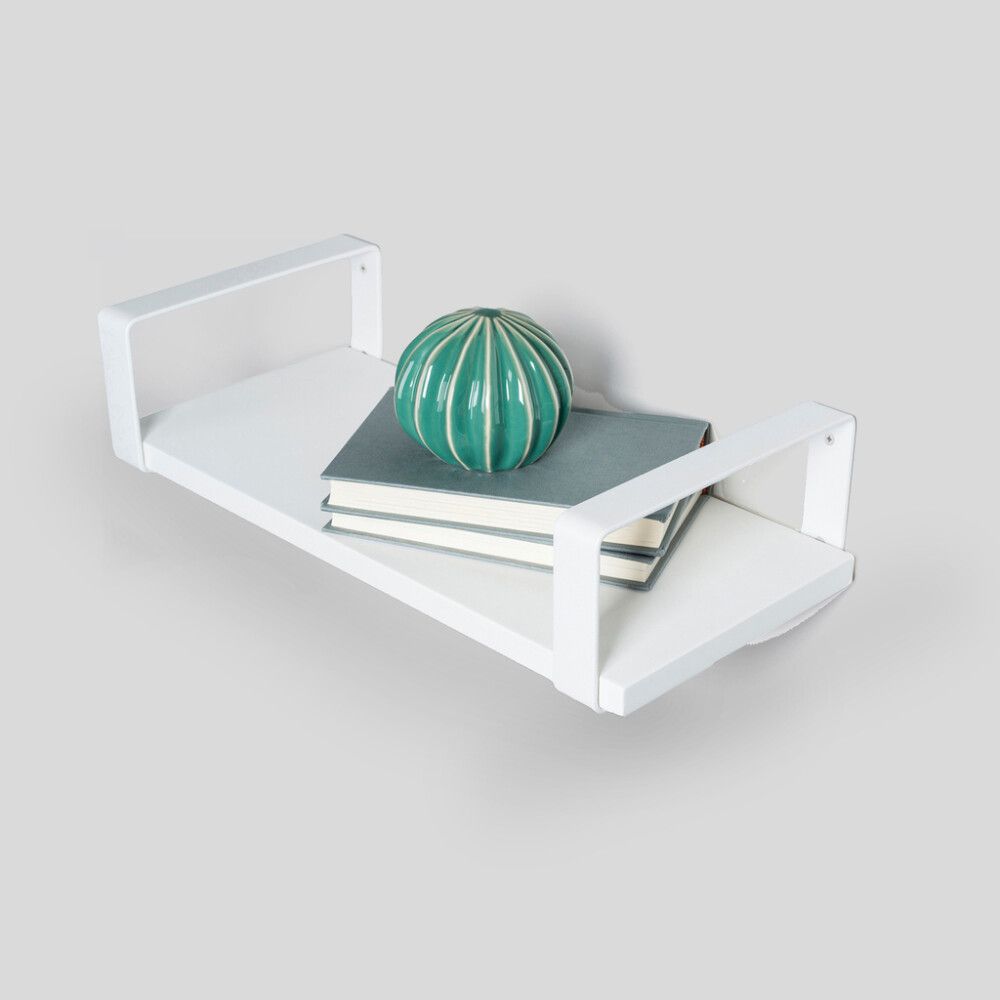 Riiulikandur REI 26 x 12 x 3 cm valge