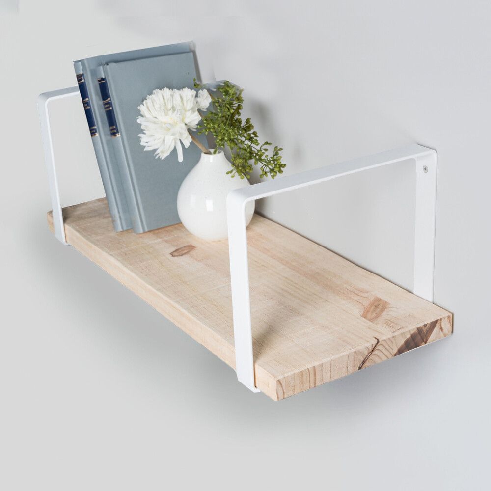 Riiulikandur REI 26 x 26 x 3 cm valge