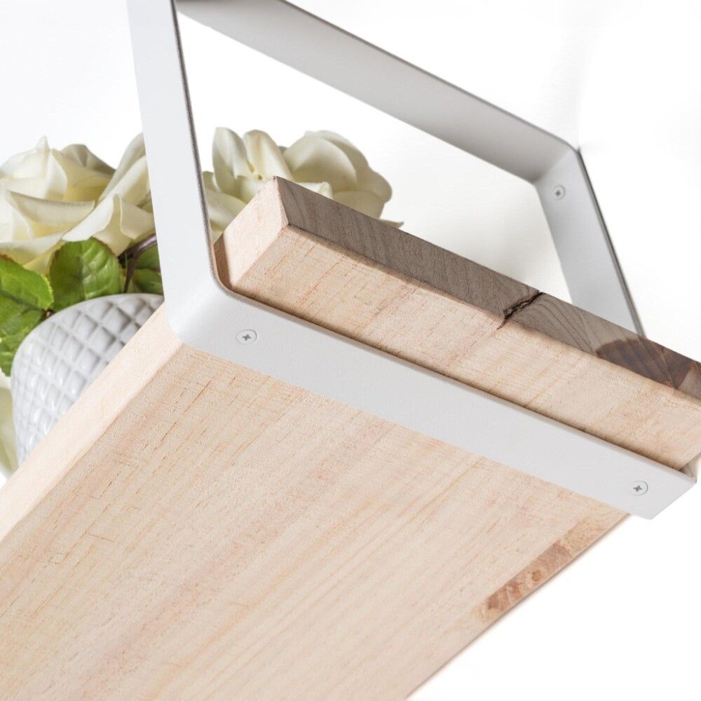 Riiulikandur REI 31 x 21 x 3 cm valge
