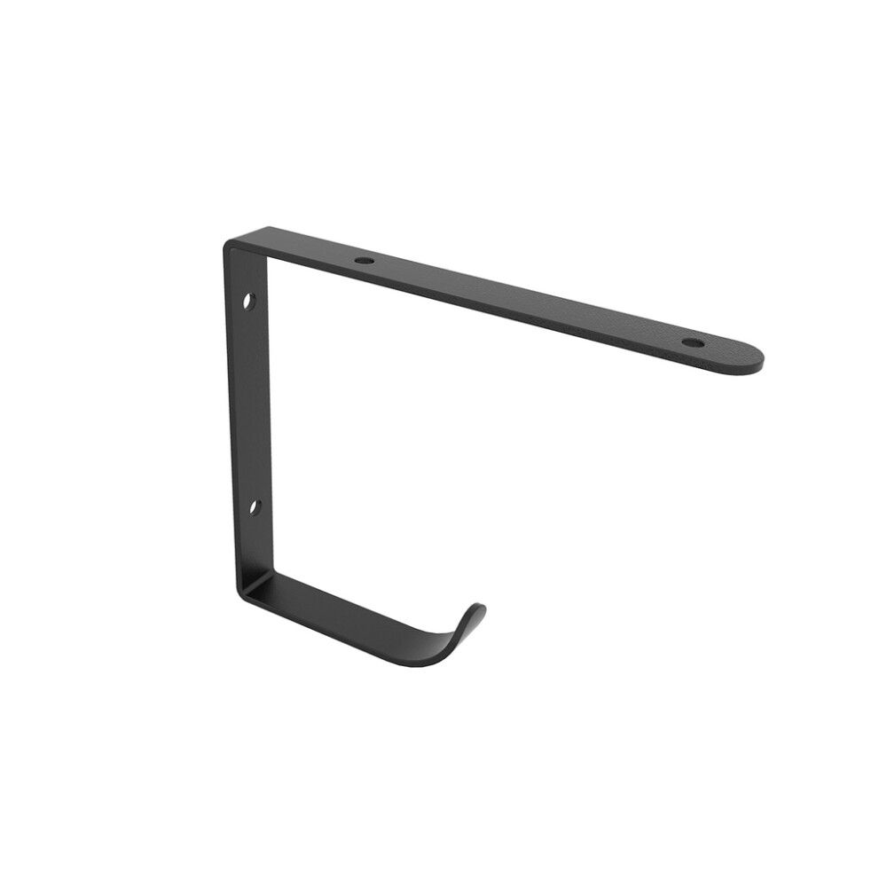 Riiulikandur REI 18 x 14,5 x 2 cm konksuga must