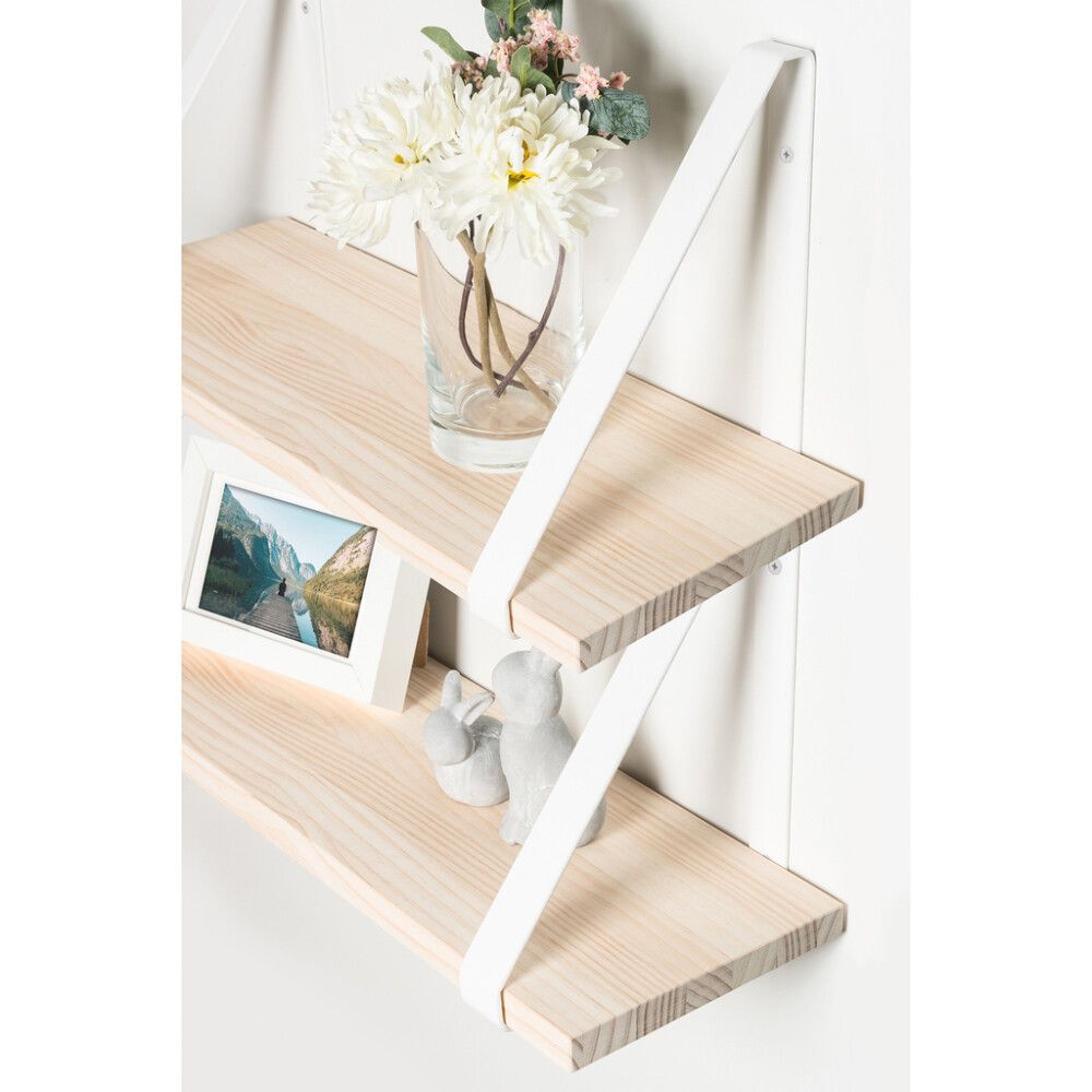 Riiulikandur REI 26 x 21 x 3 cm valge