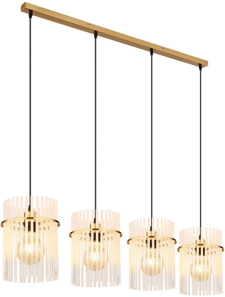 Rippvalgusti Globo Gorley 4-osaline kuldne