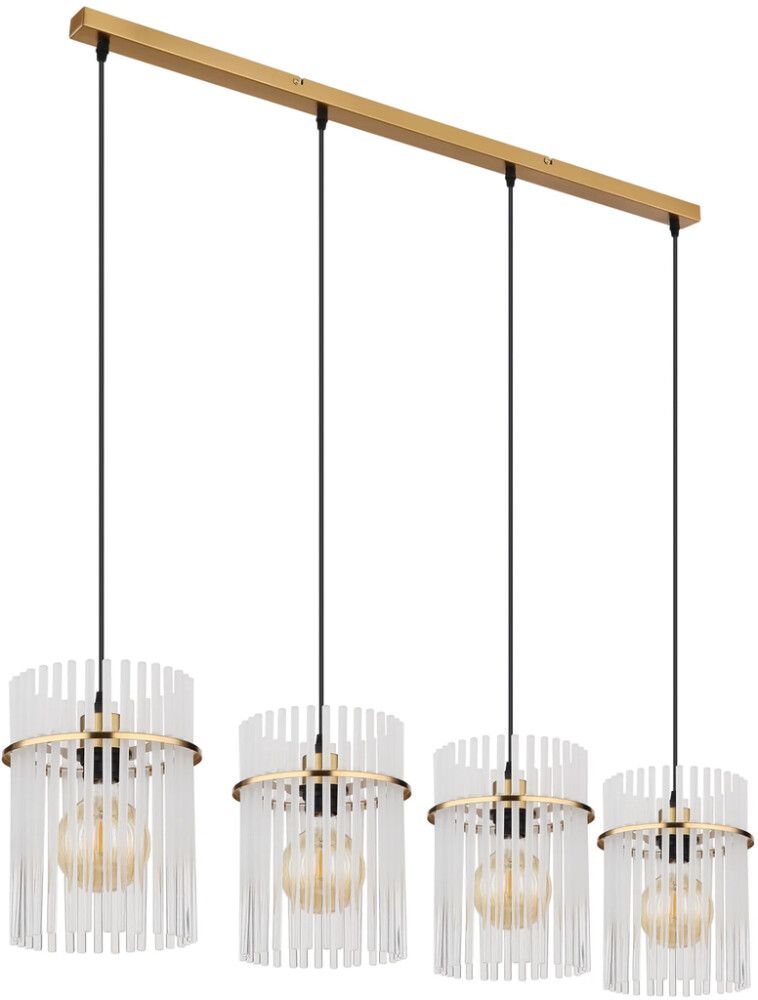 Rippvalgusti Globo Gorley 4-osaline kuldne