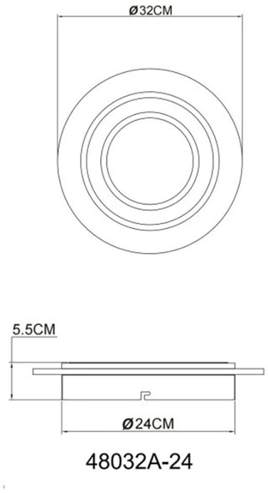 Laevalgusti  Globo Jayden  32 cm must