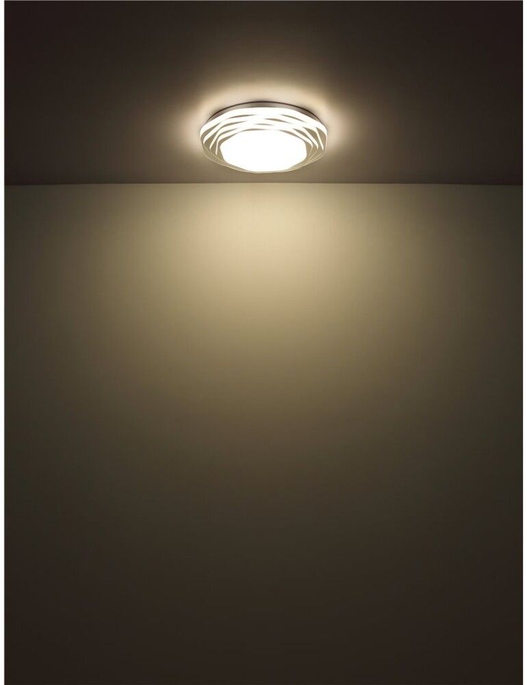 Laevalgusti Globo Flordelis 48 cm valge RGB