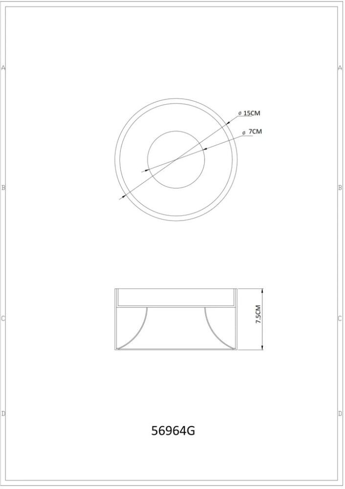 Laevalgusti Globo Raymond 15 cm