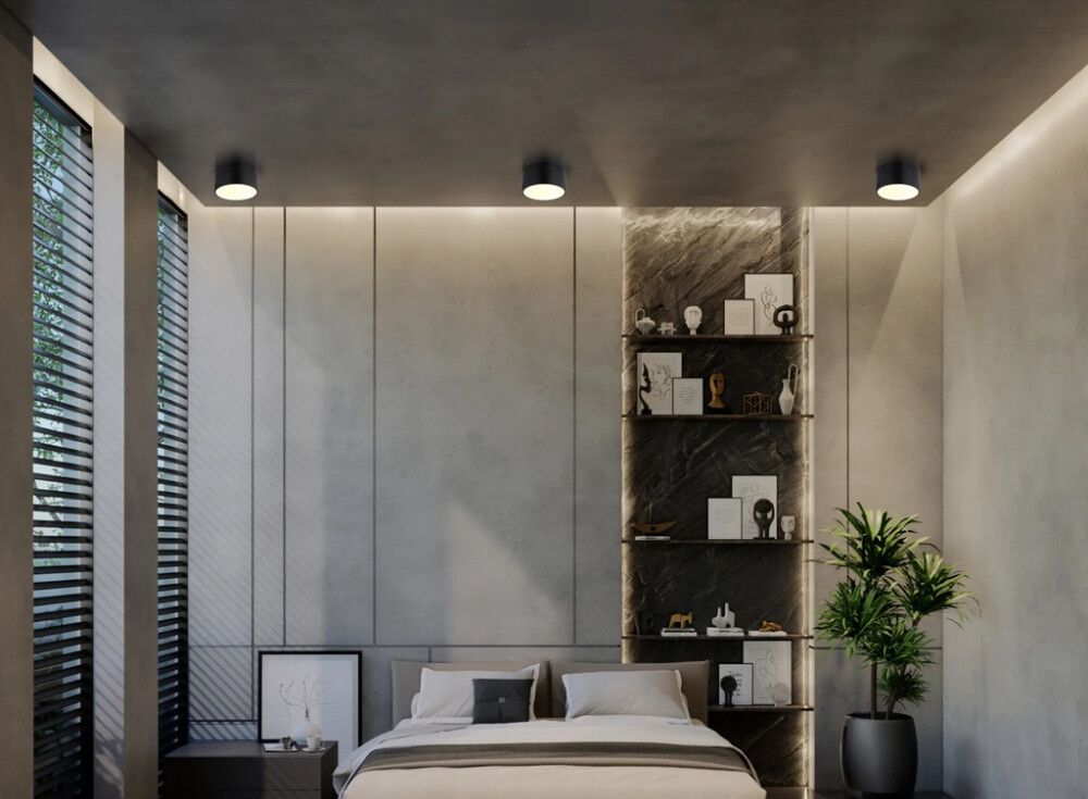 Laevalgusti Globo Raymond 15 cm mattmust