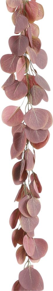 Kunstlill eukalüpti oks 180 cm, roosa