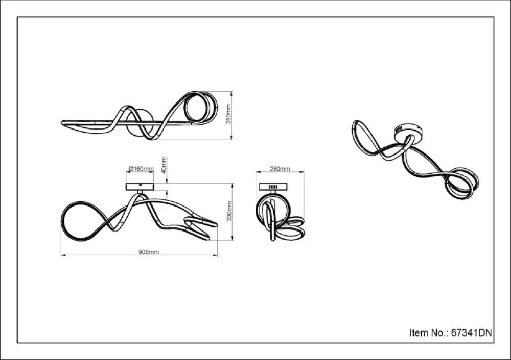 Laevalgusti Globo Swirl