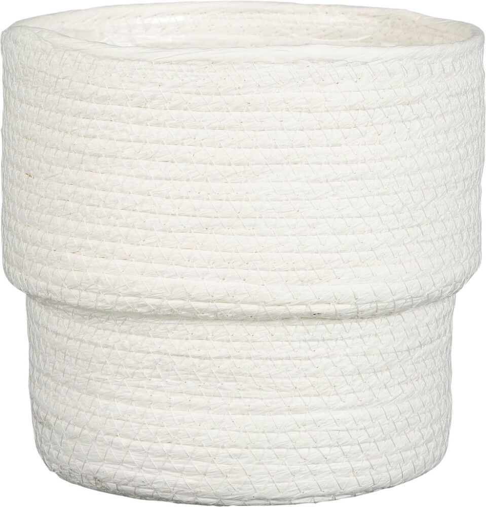 Ümbrispott Buck 20 x 22 cm valge